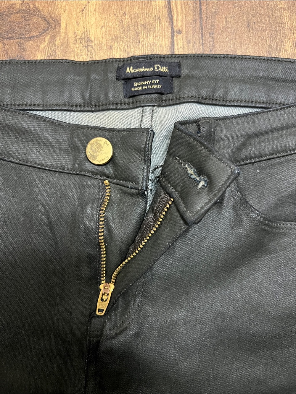 Massimo Dutti Black Skinny Jeans Size 8